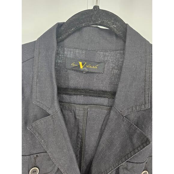 Gloria Vanderbilt Women's Black Three-Button Casual Blazer Size 1X - Picture 3 of 4